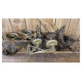 Swing Arm Cast Iron Lamps