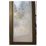 Etched Glass Door