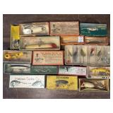Vintage Lures and Boxes