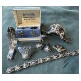 Silver and Black Siamese Jewelry