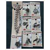 Sterling Bracelet and Charms