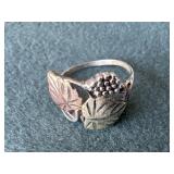 Sterling and Gold Ring