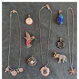 Sterling Pendants and Necklaces