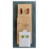 10k Gold and Gemstone Earrings