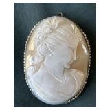 Large Cameo Brooch