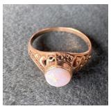 Gold and Opal Ring