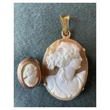 Gold Cameo Jewelry