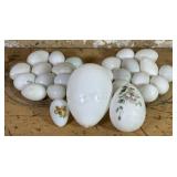 Milk Glass Eggs
