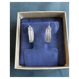 Gold and Diamond Earrings