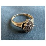 Gold and Diamond Ring