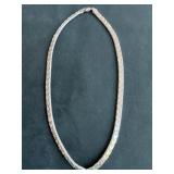 Sterling Herringbone Necklace