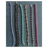 Sterling and Gemstone Bracelets