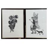 Chinese Block Print and Tomb Rubbings