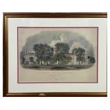 Columbia College Lithograph