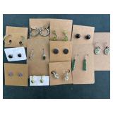 Sterling and Gemstone Earrings