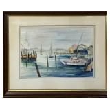 Stone harbor Watercolor
