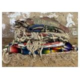 Vintage Serape Blanket and Textiles