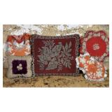 Antique Beaded Pillows