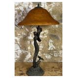 Iron Mermaid Lamp
