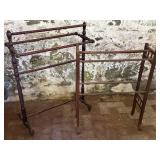 Two quilt racks