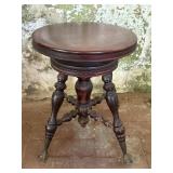Claw Foot Piano Stool