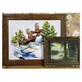 Two Framed Works