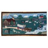 Amish Hooked Rug