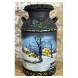 Painted Milk Can