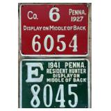 Metal Resident Hunter Licenses