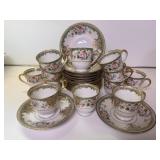 Noritake Tea Cups and Saucers