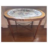 Ironstone Platter and Stand