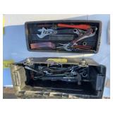 Toolbox with Crescent Wrenches, Wrenches