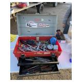 Toolbox with Screwdrivers, Wrenches, Sockets