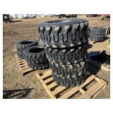 (4) New 12-16.5 Skidsteer Tires