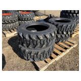 (4) New 10-16.5 Skidsteer Tires