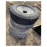(4) LT235/85 R16 Tires w/rims