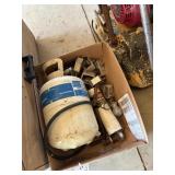 Topper clamp, empty tank