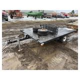 10'x76' Trailer with Ramps.