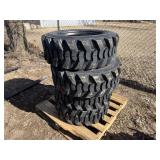 (4) New 10-16.5 Skidsteer Tires