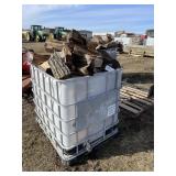 Tote of firewood