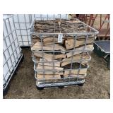 Tote of firewood