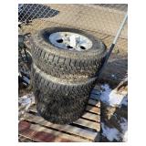 (4) 245/75 R16 Tires w/rims