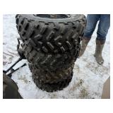 (4) ATV Tires and Rims