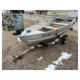 12' Aluminum Boat w/trailer