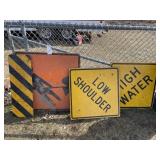 High Water/Low Shoulder. Bridge Marker etc