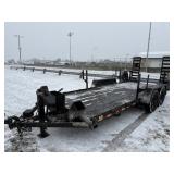 K&K MFG 18' Skidsteer Trailer - NO TITLE