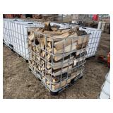 Tote of firewood