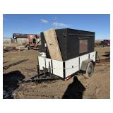 Ice Fishing Shanty on Trailer