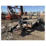 2014 Cornelius 14x80' Skidsteer Trailer