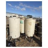 (3) 265gal Oil Barrels on stands